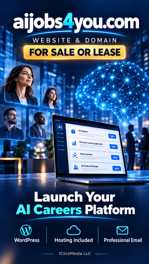 AI jobs website for sale